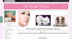 Desktop Screenshot of bebeautifulcosmetics.com